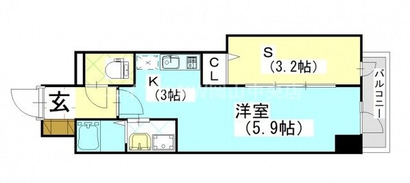 Park Grande 蕃山の物件間取画像